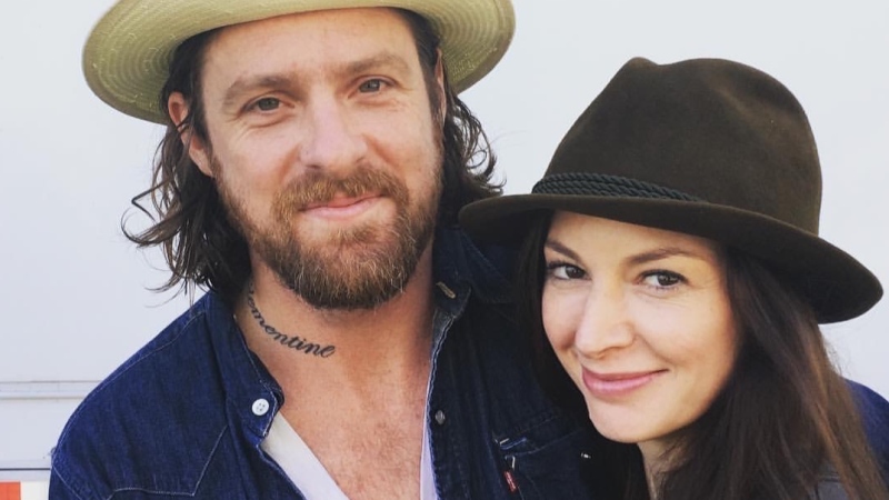 Christine Tizzard is pictured with her partner Matt Mays. (Source: GoFundMe)
