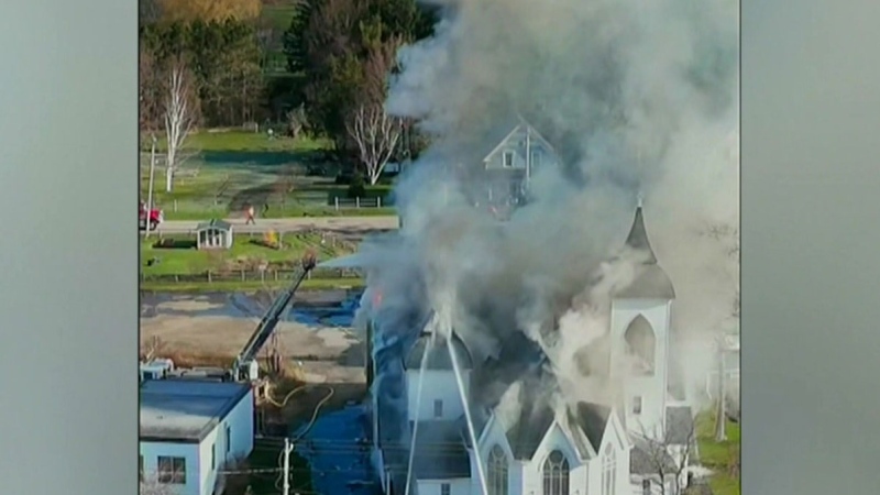 Historic N.S. church destroyed by fire