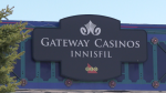 The entrance to Gateway Casinos in Innisfil, Ont. on April, 26, 2024. (CTVNews/Mike Lang)