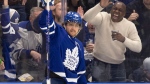 Toronto Maple Leafs' William Nylander (88) celebrates a goal against the Edmonton Oilers during first period NHL hockey in Toronto, Saturday, March 23, 2024. THE CANADIAN PRESS/Nick Iwanyshyn