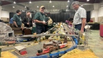 Railfest features over 25,000 square feet of model train displays, layouts and vendors. (Hallee Mandryk / CTV News) 
