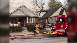Fire crews responded to a fire at 101 Adelaide Street South on the morning of April 28, 2024. (Source: London Fire Department/X)
