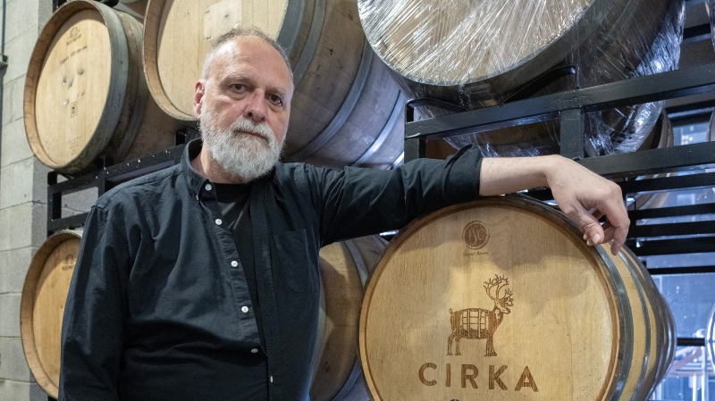 Paul Cirka is seen at his distillery Friday, April 26, 2024  in Montreal. THE CANADIAN PRESS/Ryan Remiorz

