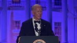 Biden pokes fun at Trump at White House dinner