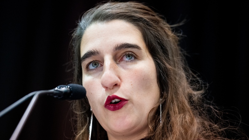 Quebec solidaire spokesperson Émilise Lessard-Therrien is stepping down. (LA PRESSE CANADIENNE/Spencer Colby)