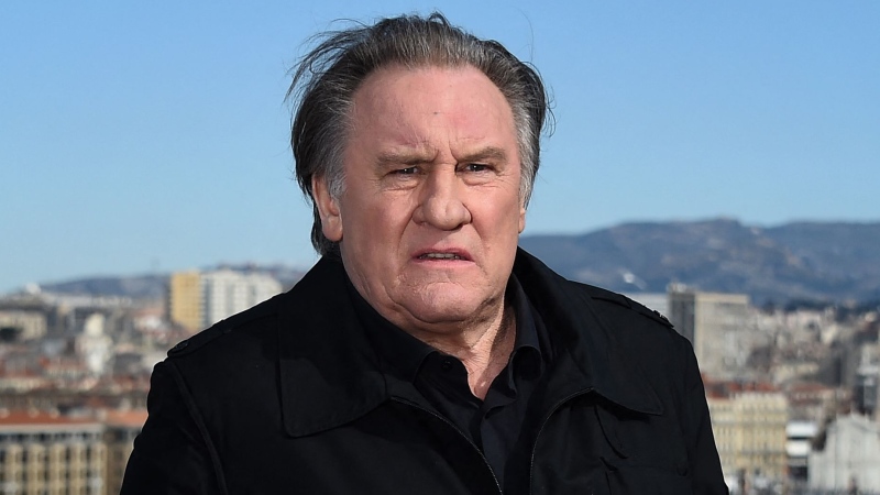 French actor Gerard Depardieu, pictured here in February 2018, has been taken into police custody. (Anne-Christine Poujoulat/AFP/Getty Images via CNN Newsource)