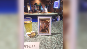 Sunday's comeback win by the Vancouver Canucks took on extra meaning at the Lougheed Village Pub and Grill, which held a celebration of life this weekend for Robin Morin, a regular who watched nearly every game at the establishment.
