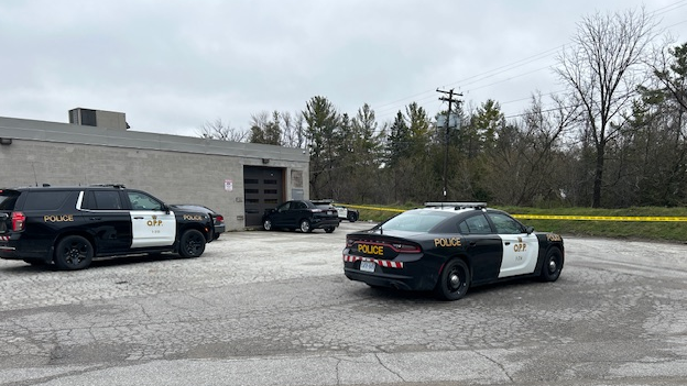 The Nottawasaga Detachment of the Ontario Provincial Police (OPP) are currently investigating a sudden death in the Township of Essa on April, 29, 2024. (CTVNews/Mike Lang)