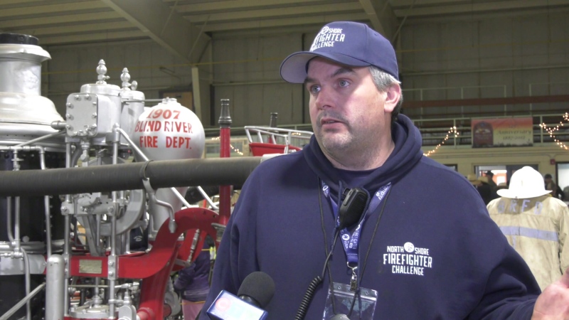 WATCH: Interview with the Ryan Pfaff, the organizer of the first North Shore Firefighter Challenge in Iron Bridge, Ont. April 28, 2024 (Cory Nordstrom/CTV Northern Ontario)