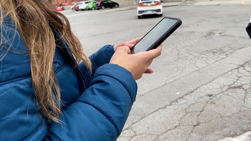 Students in Ottawa have mixed reaction to the Ontario government’s incoming ban on cellphones during the school day. (Katie Griffin/CTV News Ottawa)