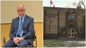 Bruce Campbell, a former Calgary elementary school principal at Sacred Heart Elementary School, was charged with possessing and accessing child pornography. (Source: X) 