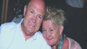 A picture of Lisbeth Lippert and her late husband, David. (Avis Favaro / CTV News)