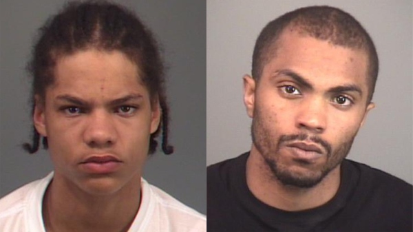 Hamilton Police have released these photos of Tyrone Anthony Chambers, 22, (left) and Joshua David Warner, 21, both of Hamilton. 