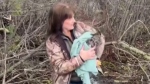 Couple rescues two baby eagles