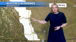 Snowfall warnings in place for Calgary