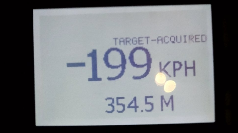 The Ontario Provincial Police (OPP) says an Ottawa driver is facing charges after being caught going 199 km/hr on Highway 417 Tuesday night. (OPP/ X)