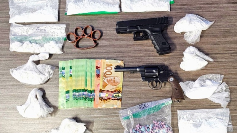 Items seized as part of an investigation by Sarnia police. April 30, 2024. (Source: Sarnia police)