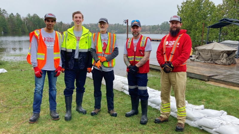 Team Rubicon is made up of men and women with military and first-responder experience, as well as civilian volunteers who step in when disaster is looming. (Alana Everson/CTV News)
