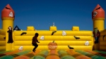 A boy plays in the bounce house at a pumpkin patch on Oct. 9, 2018 in Seal Beach, Calif. (Jae C. Hong / AP Photo)