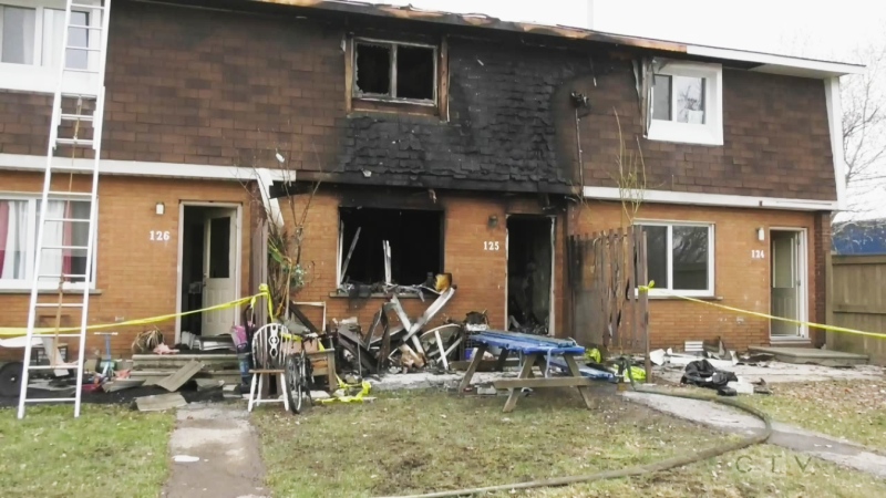 Jamie-Lynn Rose, Jasmine Somers and Guy Henri died following a fire at a townhouse on Bruce Avenue on April 11, 2021. One other person, David Cheff, was seriously injured. (File)