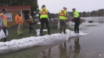 Volunteers travel to French River over flood fears