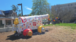 The Cannon, also known as 'Old Jeremiah,' painted for the OAC's anniversary. (Shelby Knox/CTV Kitchener)