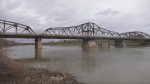 The Louise Bridge in Point Douglas is pictured on on May 1, 2024 (Jeff Keele/CTV News Winnipeg) 