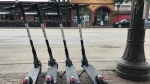 E-scooters in Edmonton. (File Photo)