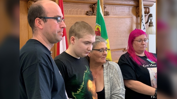 The Weber family is one of the families that will benefit from the government's decision to cover out of province travel expenses for medical care. (Wayne Mantyka / CTV News) 