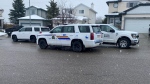 Mounties out of Okotoks, Alta., are investigating a shooting in the town south of Calgary.