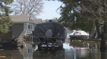 Flooding in French River. May 1, 2024 (Alana Everson/CTV Northern Ontario)