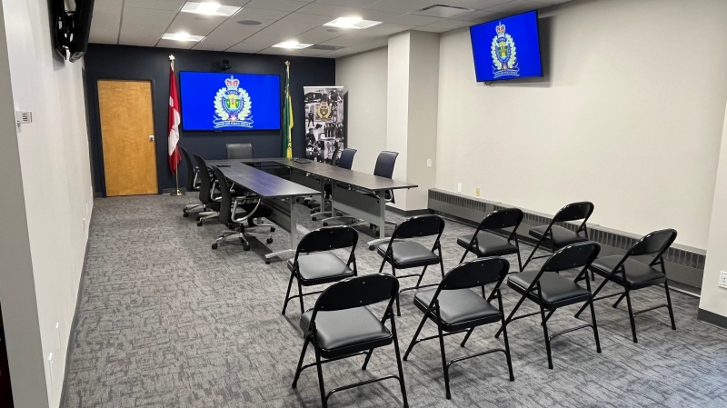 The Moose Jaw Police Service unveiled its new multi-purpose classroom. (Courtesy: Moose Jaw Police Service)
