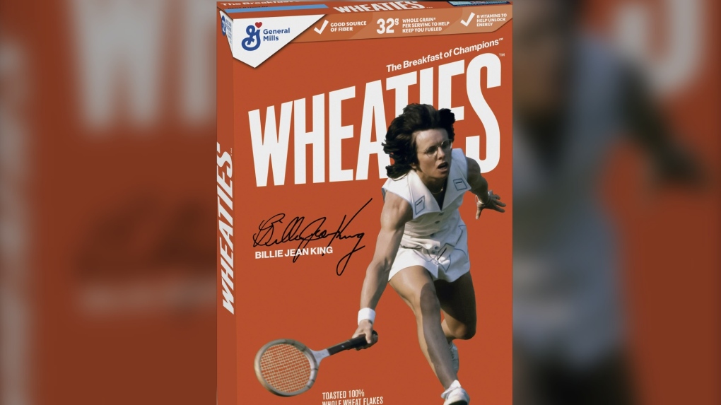 General Mills shows a Wheaties box