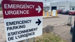 The Queen Elizabeth Hospital ER entrance in P.E.I. (Source: Jack Morse/CTV News Atlantic)
