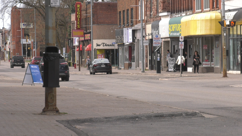 Queen Street in Sault Ste. Marie, Ont., to undergo reconstruction. May 2, 2024 (Mike McDonald/CTV Northern Ontario)