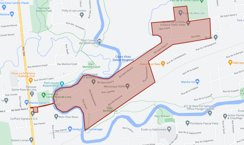 City of Gatineau issued a boil water advisory for homes in the La Blanche area on May 2, 2024. (City of Gatineau)