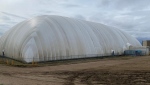 The Golf Dome, just north of downtown Saskatoon will be coming down soon for a major renovation. (KeenanSorokan/CTVNews) 