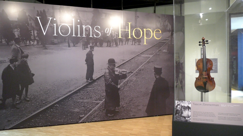 The National Music Centre is hosting an international exhibit called Violins of Hope