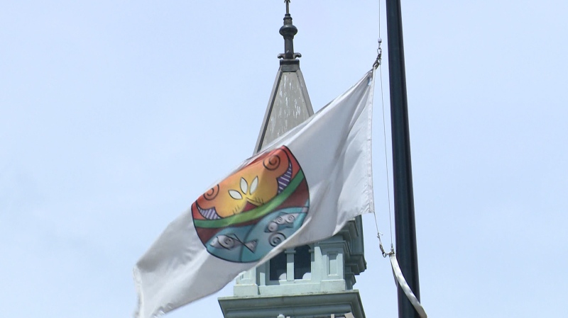 The Wolastoqey Nation flag is pictured. (Source: CTV News Atlantic)