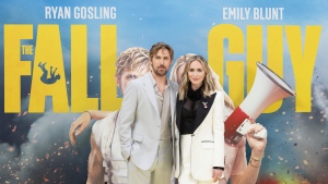 Ryan Gosling, left, and Emily Blunt pose upon arrival at the special screening for the film 'The Fall Guy' on Monday, April 22, 2024 in London. (Photo by Vianney Le Caer/Invision/AP)