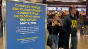 The Cineplex Odeon in Eau Claire Market screened its last movies on Sunday, May 5, 2024.