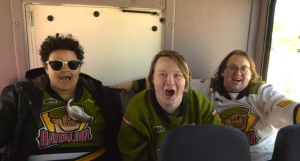 Some North Bay fans headed to Oshawa to cheer on the Battalion in Game 7 in the OHL Eastern Conference finals