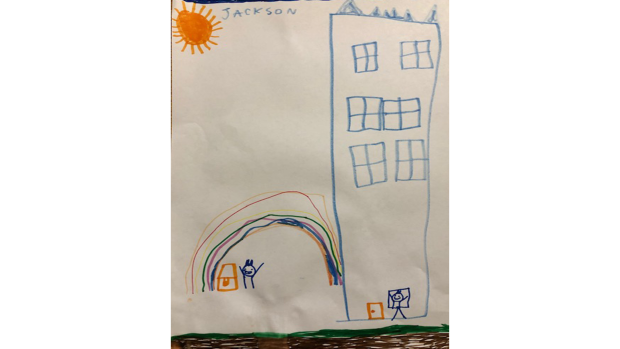 'I found the treasure at the end of the rainbow.' by Jackson, Senior kindergarten, Holy Name of Mary
