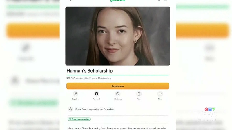 Hannah Pare scholarship