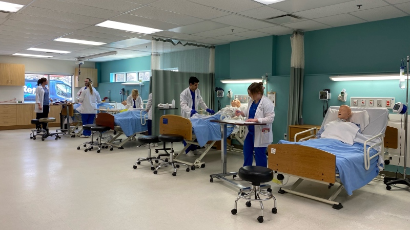 Nursing students are pictured. (Source: Alana Pickrell/CTV News Atlantic)