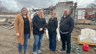 Members from Rocanville are fundraising in support of their $4 million indoor swimming pool refurbishment project. (Sierra D'Souza Butts/CTV News)