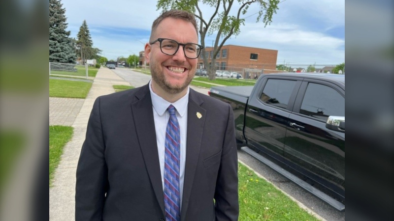 Ward 4 Coun. Mark McKenzie is seen in Windsor, Ont. on May 6, 2024. (Chris Campbell/CTV News Windsor) 