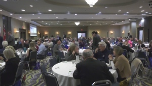Homelessness and housing are two of the big topics being discussed at the Federation of Northern Ontario Municipalities conference in Sudbury this week. (Photo from video)