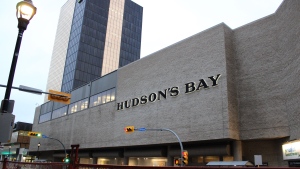 Hudson's Bay at the Cornwall Centre in Regina. (David Prisciak/CTV News)