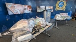 A press conference at WRPS headquarters after a historic drug bust. (CTV News/Dan Lauckner)